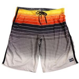 O'Neill Jordy Smith FREAK COLLECTION Board Shorts 36 Rasta Raggae Tropical Color